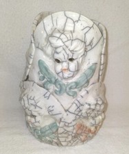 Haunted Creepy Doll Head Vase / Planter  8.5