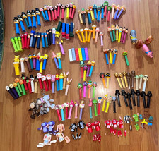 123 Vintage Collectible PEZ Dispensers + costumes/accessories 80’s, 90’s, 2000’s picture