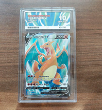 Charizard V Full Art  153/172 Brilliant Stars - Pokemon TCG - ACE GEM MINT 10 picture