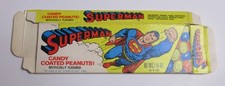 Vintage 1966 DC Comics Superman Candy Coated Peanuts Candy Box Empty picture