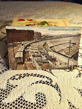 Vintage Unposted Divided Back Postcard Union Stock Yards Omaha NE Lithograph picture