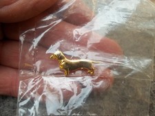 NOS Vintage A.K.C. Dachshund Club Figural Lapel Pin 1.25