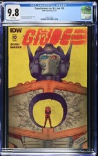 Transformers Vs G.I. Joe #10 CGC 9.8 WP NM/M 🔑⚡️ IDW Pub 2015 / Rare Only Copy picture