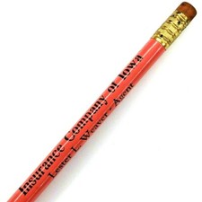 c1940s Atlantic, IA Lester L. Weaver Farmers Mutual Hail Insurance Pencil Vtg G7 picture