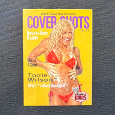 2002 Fleer WWE Absolute Divas Cover Shots Torrie Wilson #7/10 CS picture