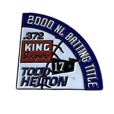 Todd Helton Colorado Rockies 2000 NL Batting Title Coors Field Lapel Hat Pin picture