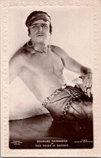 Douglas Fairbanks The Thief of Bagdad RPPC J. Beagles 1920s Movie Star Postcard picture
