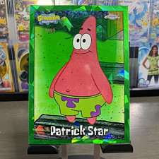 2025 Topps Chrome SpongeBob Patrick Star #24 Green /99 picture
