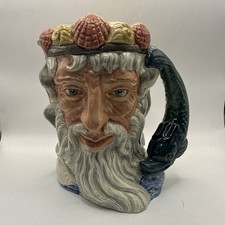 NEPTUNE Royal Doulton Classics D6548 Large Toby Jug EXCELLENT CONDITION * picture