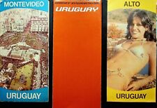 THREE Uruguay Vintage Travel Booklet Brochures - E13-C picture