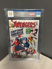 SILVER FOIL-Avengers (2019 New Zealand Mint) # 4 CGC-10 Grade picture