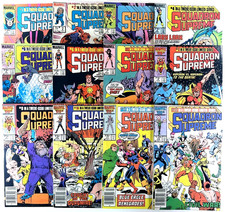 Squadron Supreme #1-12 Marvel Comics 1985, Comic Book Lot Vintage Compl Series picture