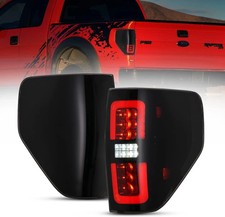 LED Tail Lights Assembly for 2009-2014 Ford F150 F-150 Pickup Truck Black Smoked picture