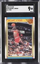 1988-89 FLEER ALL-STAR ##120 MICHAEL JORDAN SGC 9 picture