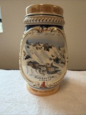 Vintage Germany Zugspitze Souvenir Beer Stein, No Lid, Stamped picture