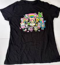 Tokidoki Gift For Fan Women Mens Black All Over Print T- Shirt All Size S- 5XL picture