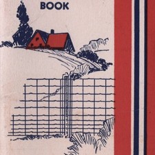 H.B. Johnson 1930s East Randolph NY Notebook US American Steel Fences Dealer VTG picture
