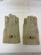 NEW ROG Brand USGI US Military Heavy Duty Tan Cattlehide Work Gloves Size Large picture