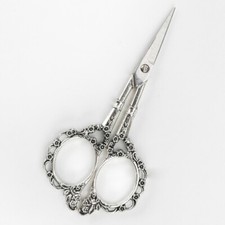Antique Style Collectible Vintage Scissors Sewing Ornate Handle Thread Rare picture