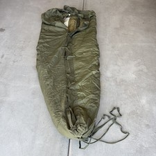Vtg 1966 Army Mountain Mummy Sleeping Bag M-1949 Vietnam Down Feather M1945 Case picture