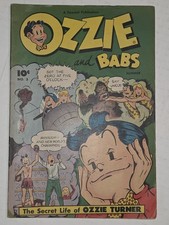 Ozzie and Babs #3 VG/FN Roy Ald  Fawcett Publishing 1948 PreCode Golden Age Teen picture