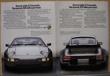 1987 Porsche Print Ad; 928S - 911 Turbo picture