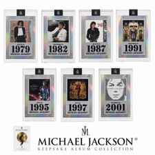 2026 Michael Jackson Keepsake Spotlight Collection All 7 Albums Numbered Cards picture