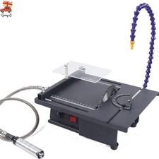 Table Saw Gem Jewelry Rock Bench Polishing Grinding Machine Lathe Polisher 110V. picture