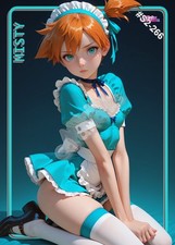 Misty Pokémon Custom Sexy Anime Waifu Trading Card Standard picture