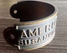 Antique 1926 American Legion Susanville Brass Cuff 1/1 On eBay picture