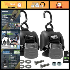 BoatBuckle Retractable Boat Trailer Tie-Downs, Saltwater, 2x43-Inch, 2-Pack picture