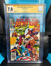 CGC SS Marvel Super Heroes Secret Wars #1 - 12 (1984) All Jim Shooter Signed picture
