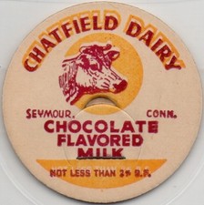 Milk Bottle Cap - Chatfield Dairy - Seymour, CT (Connecticut) - Chocolate Milk picture