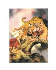 2003 THE ARTWORK OF BORIS & JULIE STROKES OF GENIUS PROMO CARD P2  picture