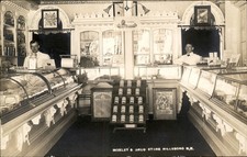 Hillsboro NH Drug Store Interior c1900s-10s A+++ Real Photo Postcard bhn picture