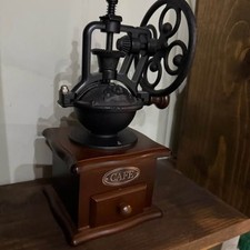 Vintage Style Manual Coffee display decor picture