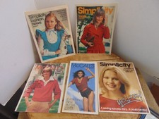 Vtg 1970's Simplicity & McCalls Fashion News - Lot of 5 picture