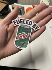 fueled by mtn dew sticker  picture