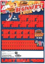 Pull Tab Tickets - Jar - Game - Beginners Luck - 10,020 ct picture