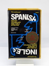 Vintage 1986 Vocabulearn Spanish English Level 1 Instant Vocabulary Cassettes 2 picture