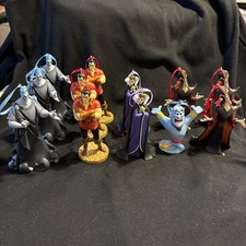 Disney Villains Christmas Ornament set  Jafar Gaston Wicked Queen Hades picture