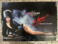 ELVIRA MISTRESS OF THE DARK COORS LIGHT 1987 Poster 27.5” X 19.5” VG- ORIGINAL picture