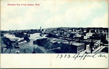 Vtg Postcard 1907 Spokane Washington WA Panoramic View  picture
