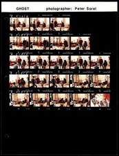 Patrick Swayze Demi Moore 1990 Ghost Production Contact Sheet Photo w/COA *Y5040 picture
