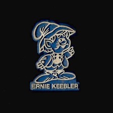 Ernie Keebler Vtg Novelty Flexible Magnet Rubber Advertise Fridge '70s Food picture
