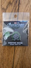 NYCC 2026 LE 100% Soft Marvel Doctor Doom Doomsday Enamel Pin NWT picture