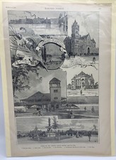 “Views Of & Around Grand Rapids Michigan” Harpers Weekly Magazine~March 14 1891 picture
