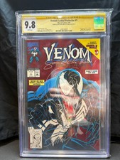 Venom, Lethal Protector #1 SIGNED & SKETCHED x2 - CGC 9.8 picture