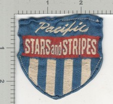 Japan Made WW 2 Pacific Stars and Stripes Silk Patch Inv# K4556 picture