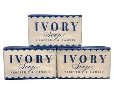 3 VINTAGE  1940's, IVORY, 